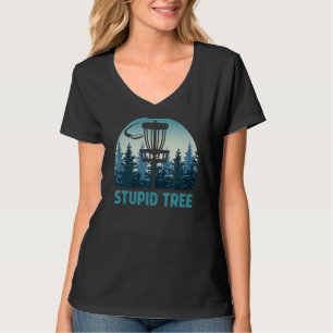 T-shirt Homme Disque Vintage Golf Funny Stupid Arbre Frisb