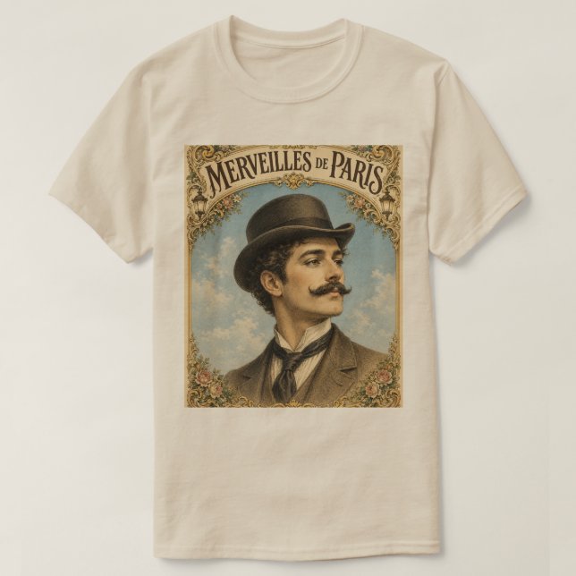 T-SHIRT HOMME DISTINGUÉ (Design devant)