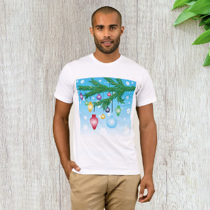 T-shirt Homme d'ornements d'arbre de Noël