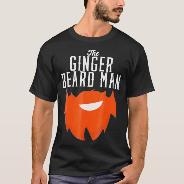 T-shirt Homme Drôle De Barbe De Gingembre Pour Les Têtes D (Devant)