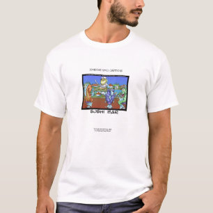 T-Shirt Homme Drôle de Dessin Animé de Marché de R