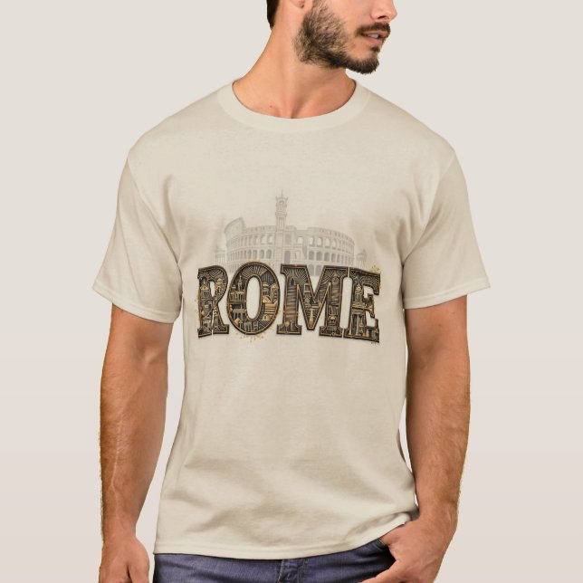 T-shirt homme du Colisée romain (Devant)