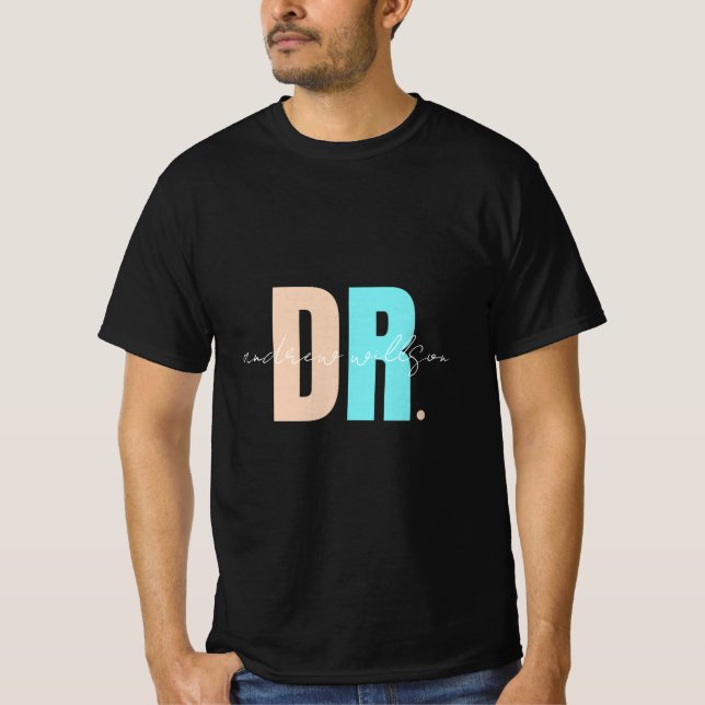 T-shirt homme du nom du médecin personnalisé (Devant)