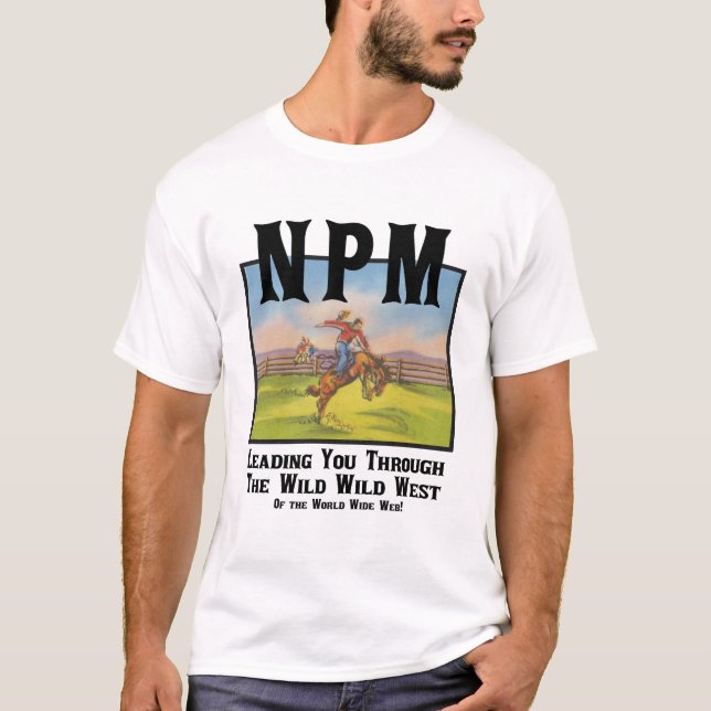 T-shirt homme du NPM Wild West (Devant)