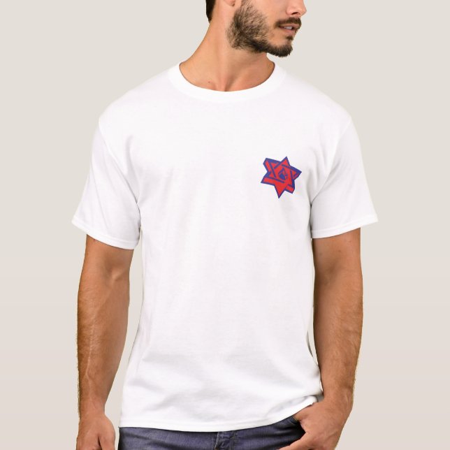 T-shirt homme #EJH en blanc (Devant)