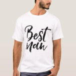 T-shirt Homme élégant de la typographie | de brosse de<br><div class="desc">Conception à la mode et chic de noce.</div>