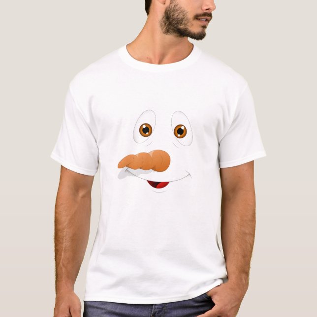 T-shirt homme en bonbon Snowman (Devant)