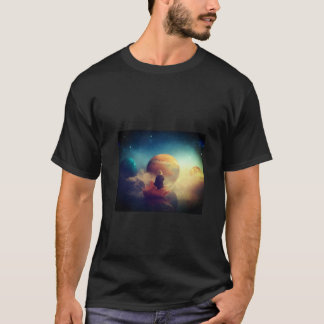t-shirt homme enfant mystique et planètes