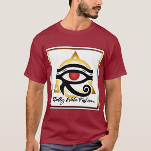 T-shirt Homme entièrement Woke Fashion Bourgogne