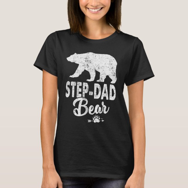 T-shirt Homme Étape papa ours (Devant)