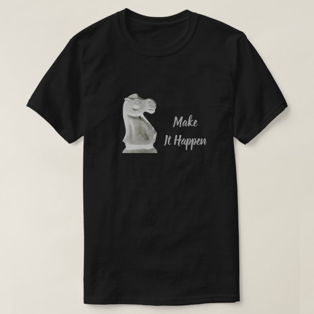 T-shirt Homme "Faites-le arriver" (Design devant)