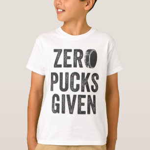 T-shirt Homme Femme Hockey Adulte Sarcasique Zero
