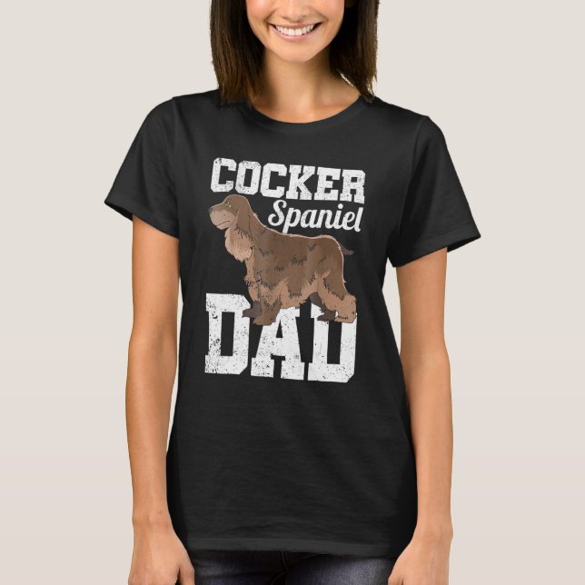 T-shirt Homme Fête des pères Chien Cocker Espagnol Papa An (Devant)
