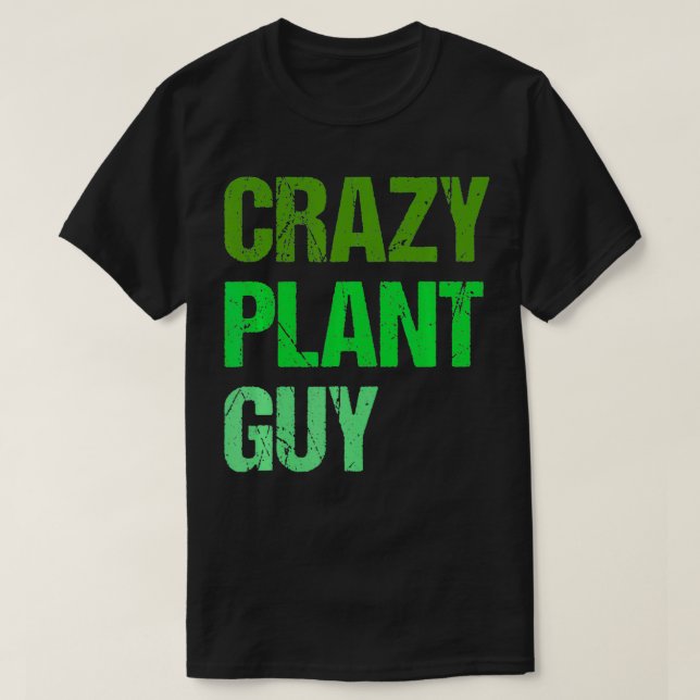 T-shirt Homme fou Plante Guy  (Design devant)