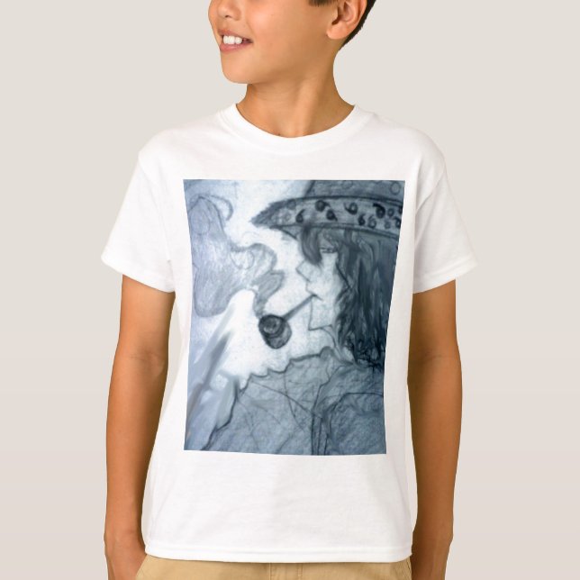 T-shirt homme fumer pipe manga anime (Devant)