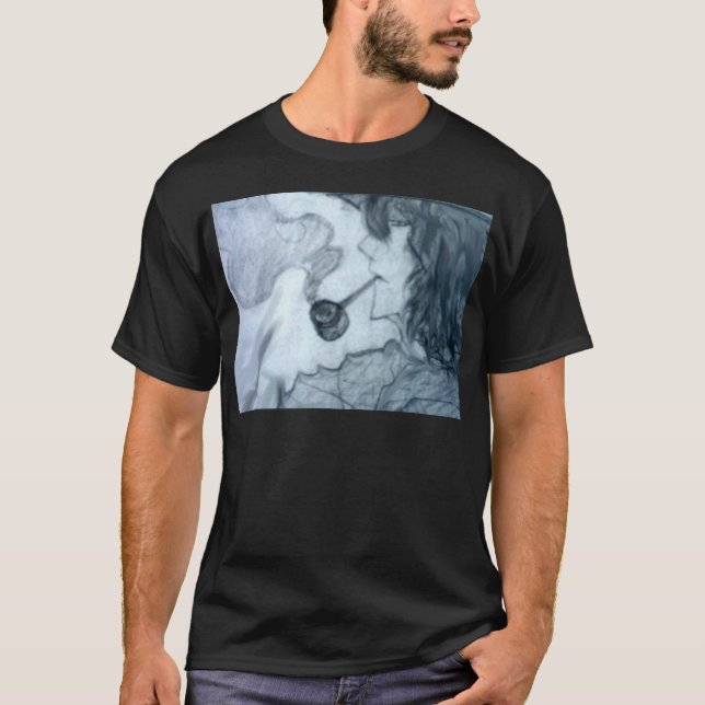 T-shirt homme fumer pipe manga anime (Devant)
