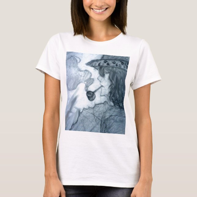 T-shirt homme fumer pipe manga anime (Devant)