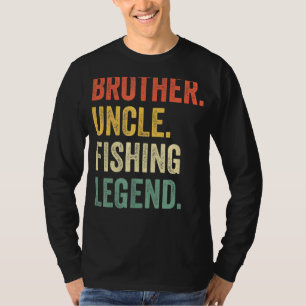 T-shirt Homme Funny Pêcheur Frère oncle Légende de pêche
