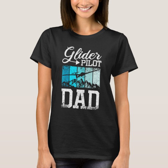T-shirt Homme Glider Pilote Papa (Devant)