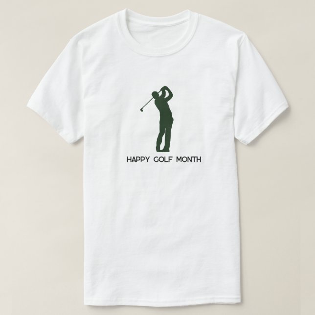 T-shirt Homme Golfer Silhouette (Design devant)