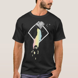 T-shirt Homme Graphisme Grande Vague Couleur du seau de pe