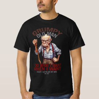 T-shirt homme grincheux