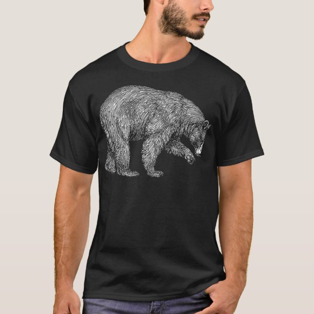 T-shirt homme grizzly (Devant)