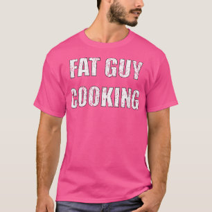 T-shirt Homme Gros Guy Cuisine Drôle Distressed Cook