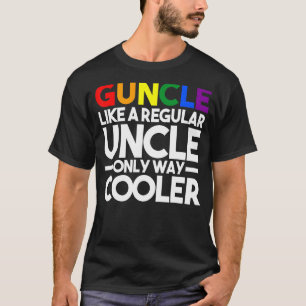 T-shirt Homme Guncle Comme Un Gay pride D'Oncle Régulier