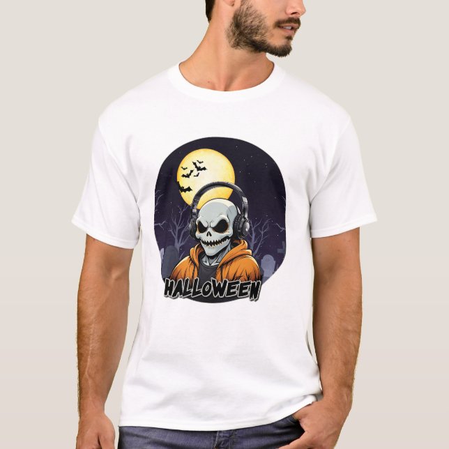 T-shirt homme-Halloween design (Devant)