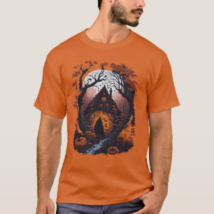 T-shirt homme Haunted Woods Halloween