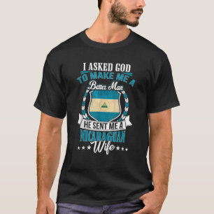 T-shirt Homme I Love my Nicaragua femme Anniversaire T Shi