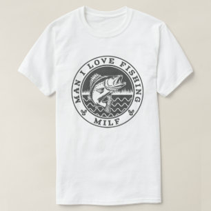 T-shirt Homme I Love Pêche Humour drôle