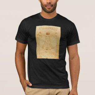 T-shirt Homme iconique de Leonardo da Vinci Vetruvian