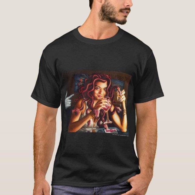 T-shirt homme Imaginaire Elle a le regard (Devant)