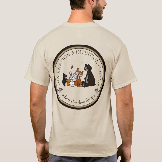 T-shirt homme Imagination & Intuition Collide (Dos)