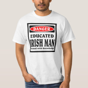 T-shirt Homme Irlandais Éduqué