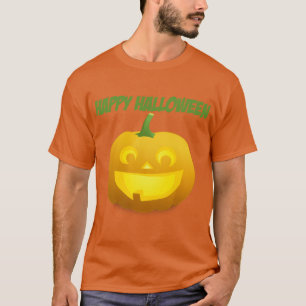 T-shirt homme Jack-o'-Lantern Happy Halloween