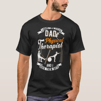 T-shirt Homme J'Ai Deux Titres Papa & Physique Thérapiste 