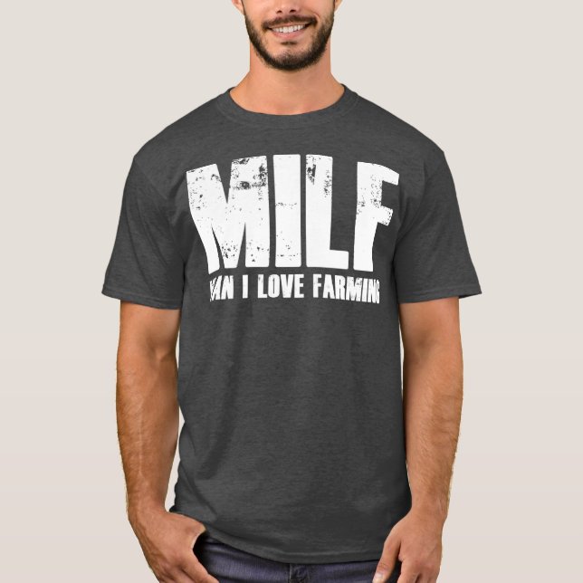 T-shirt Homme J'Aime L'Agriculture Drôle Paysan Cadeau (Devant)