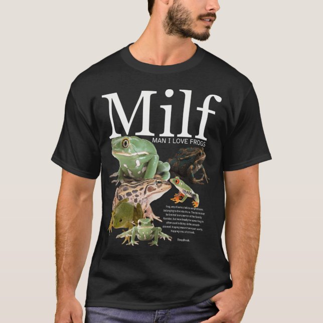 T-shirt Homme j'aime les grenouilles (Devant)