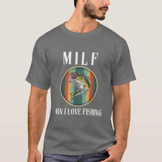 T-shirt Homme J'Aime Pêcher Drôle Dire Poisson Sports