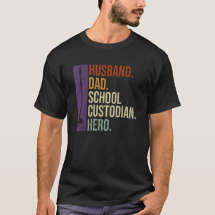 T-shirt Homme Janteur pour votre mari gardien de l'école