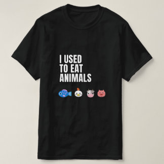 T-shirt homme 'Je mangeais des animaux'
