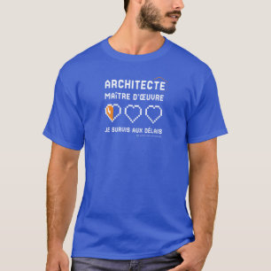 T-shirt homme Je survis aux délais