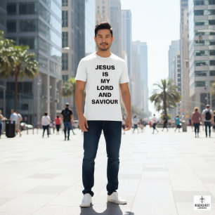 T-shirt Homme "Jésus est mon Seigneur et sauveur"