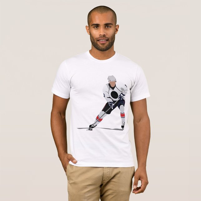 T-shirt homme joueur de hockey sur glace (Créateur téléchargé)