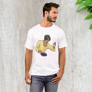 T-shirt Homme Joueur de tennis de table
