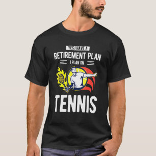 T-shirt Homme Joueur De Tennis Van Ou Entraînement De Tenn