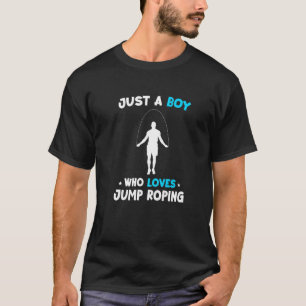 T-shirt Homme Juste Un Garçon Qui Aime Jumping Rope Rope S